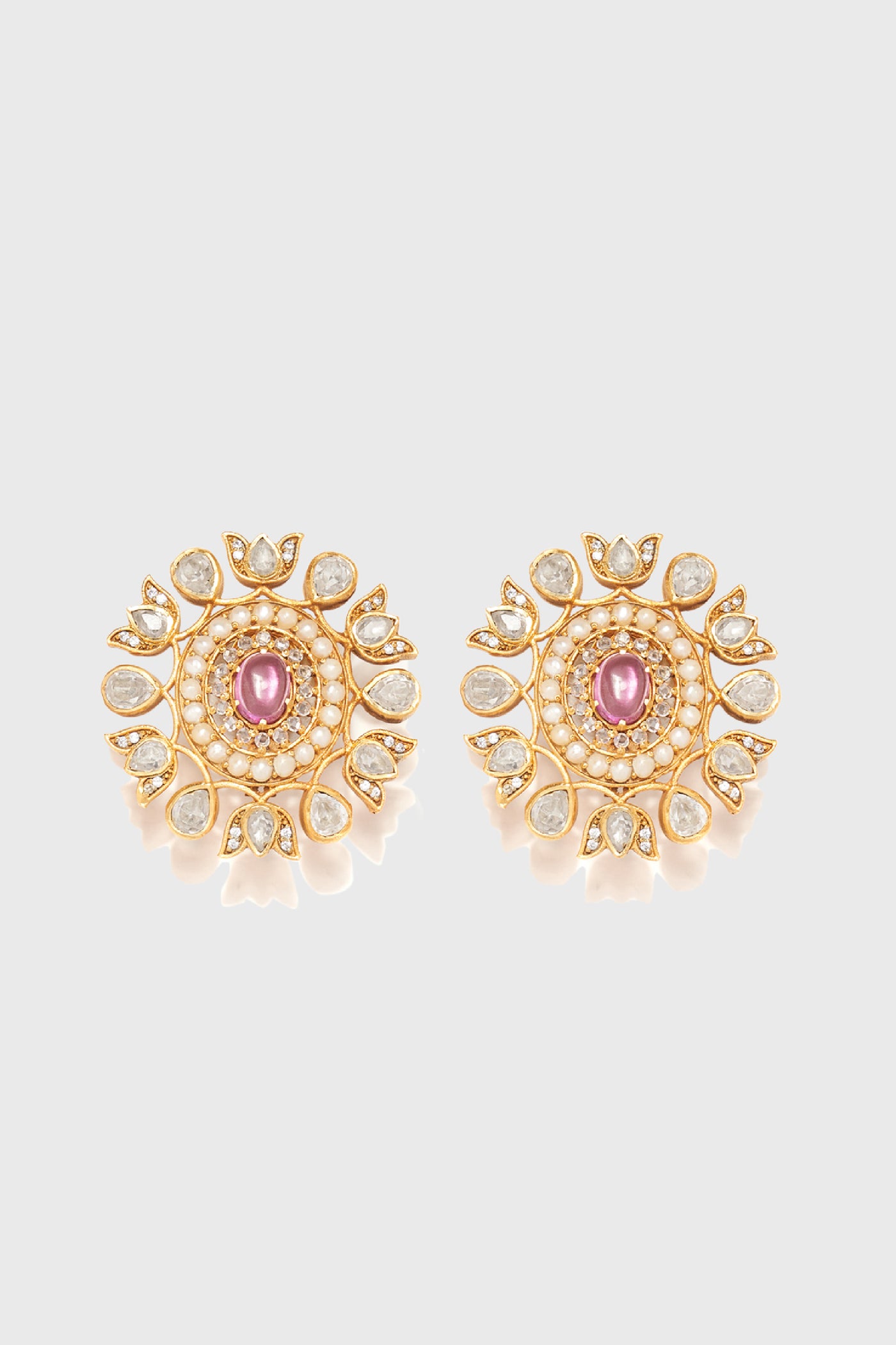 Tarun Tahiliani Jewellery Silver Earring Gold indian designer wear online shopping melange singapore