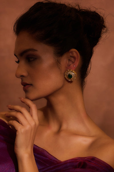 Tarun Tahiliani Jewellery Silver Earring indian designer wear online shopping melange singapore