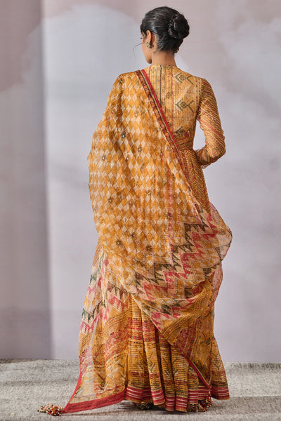 Tarun Tahiliani Anarkali Dupatta Churidar indian designer wear online shopping melange singapore