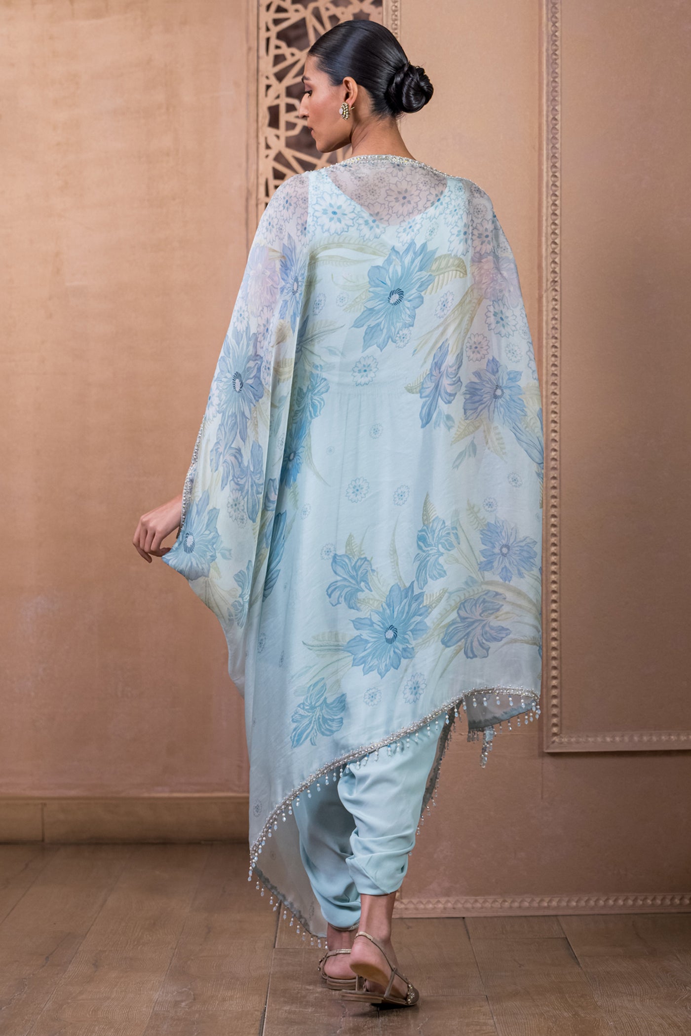 Tarun Tahiliani Asymmetric Top And Dhoti indian designer wear online shopping melange singapore