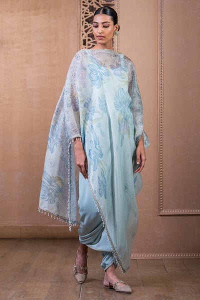 Tarun Tahiliani Asymmetric Top And Dhoti indian designer wear online shopping melange singapore