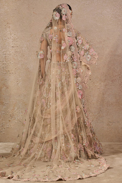Tarun Tahiliani Bloom Fish Tail Lehenga indian designer wear online shopping melange singapore
