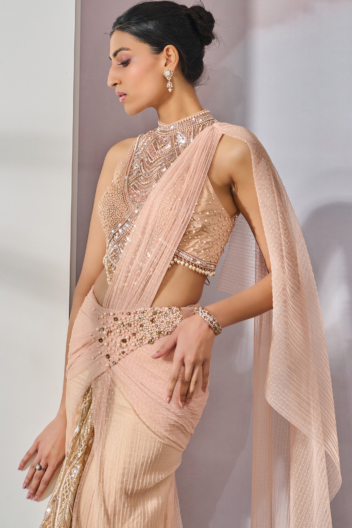 Tarun Tahiliani Blouse Concept Saree indian designer wear online shopping melange singapore