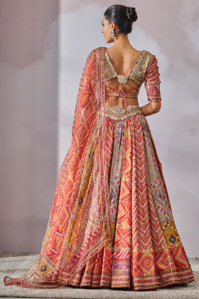 Tarun Tahiliani Blouse Dupatta Lehenga indian designer wear online shopping melange singapore