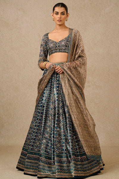 Tarun Tahiliani Blouse Dupatta Lehenga indian designer wear online shopping melange singapore