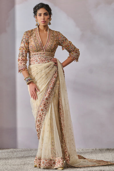 Tarun Tahiliani Blouse Saree Petticoat indian designer wear online shopping melange singapore