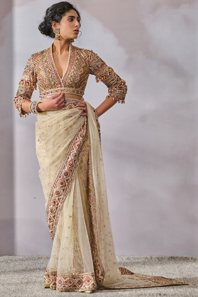 Tarun Tahiliani Blouse Saree Petticoat indian designer wear online shopping melange singapore