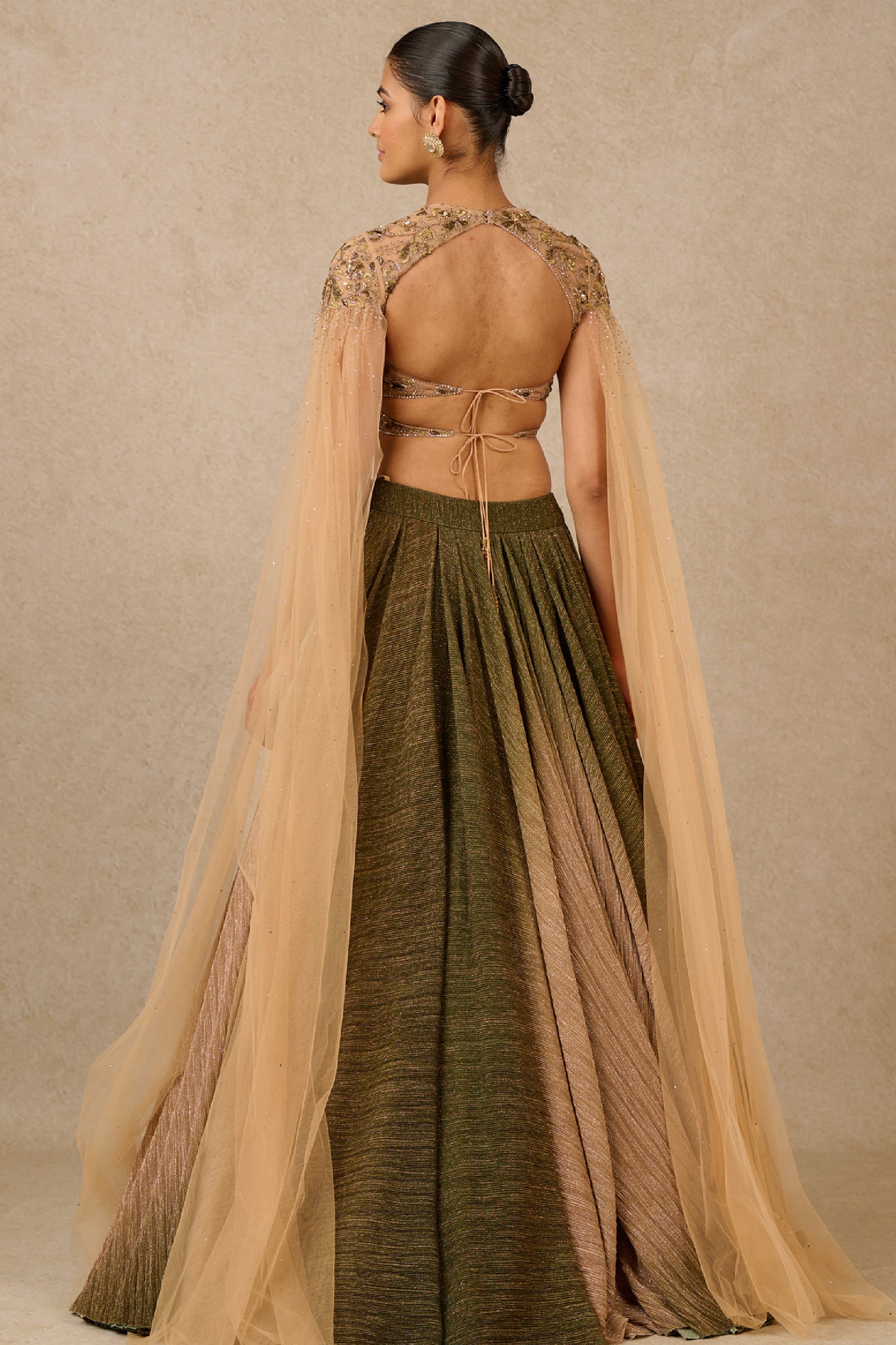 Tarun Tahiliani Blouse Skirt indian designer wear online shopping melange singapore