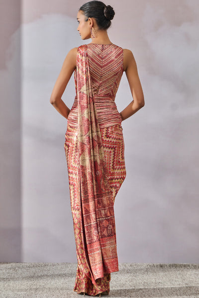 Tarun Tahiliani Bodysuit Concept Saree indian designer wear online shopping melange singaporeV