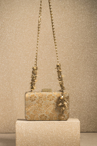 Tarun Tahiliani Accessories Brocade Bag Indian designer wear online shopping melange singapore