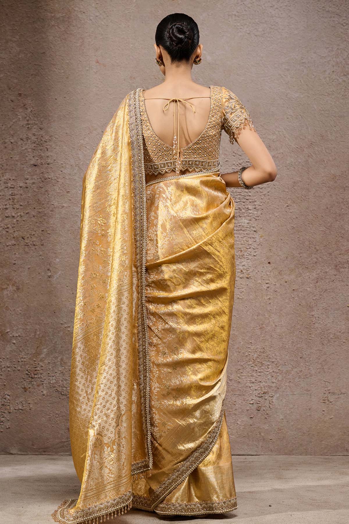 Tarun Tahiliani Brocade Saree indian designer wear online shopping melange singapore 