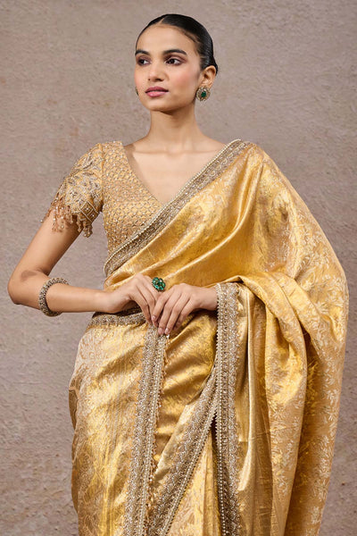 Tarun Tahiliani Brocade Saree indian designer wear online shopping melange singapore 