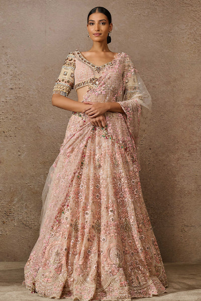 Tarun Tahiliani Classic Embroidered Lehenga indian designer wear online shopping melange singapore