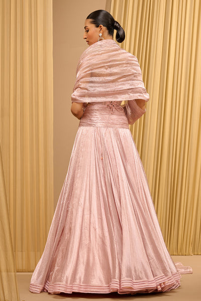 Tarun Tahiliani Classic Tissue Lehengai indian designer wear online shopping melange singapore

