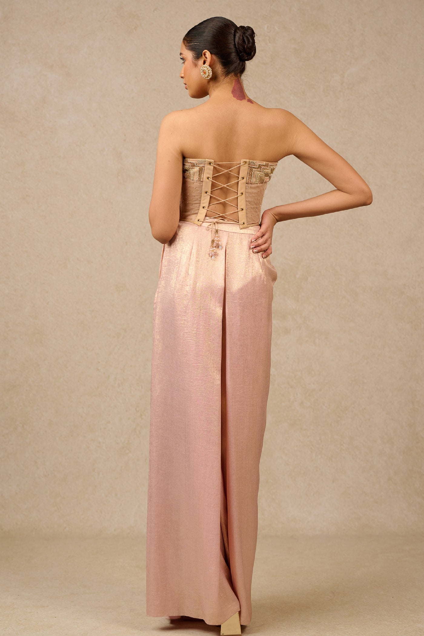 Tarun Tahiliani Corset Trouser indian designer wear online shopping melange singapore