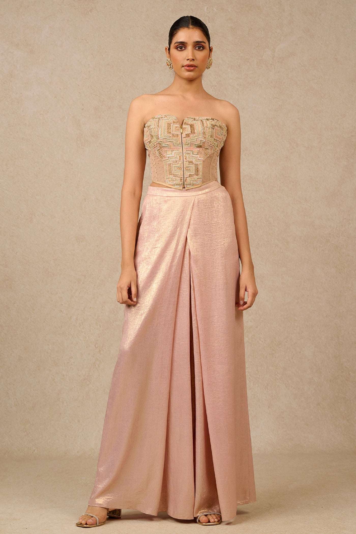 Tarun Tahiliani Corset Trouser indian designer wear online shopping melange singapore