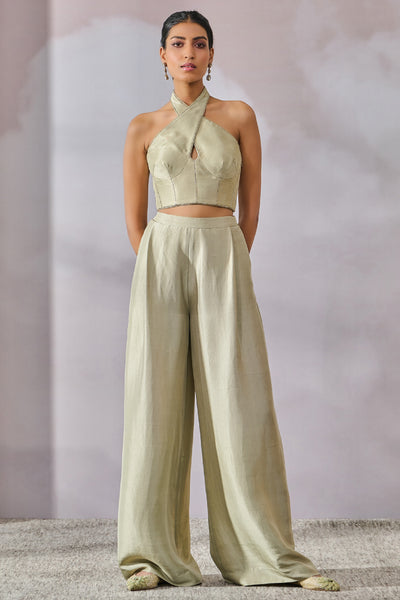 Tarun Tahiliani Corset Trousers indian designer wear online shopping melange singapore