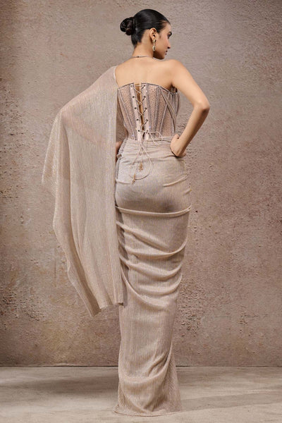 Tarun Tahiliani Crystal Concept Saree indian designer wear online shopping melange singapore 