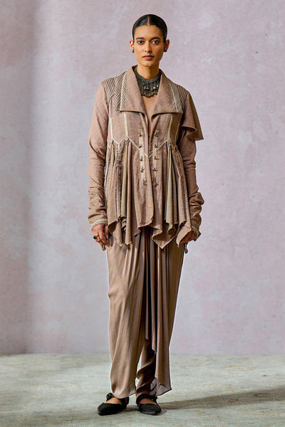 Tarun Tahiliani Dhoti Top indian designer wear online shopping melange singapore