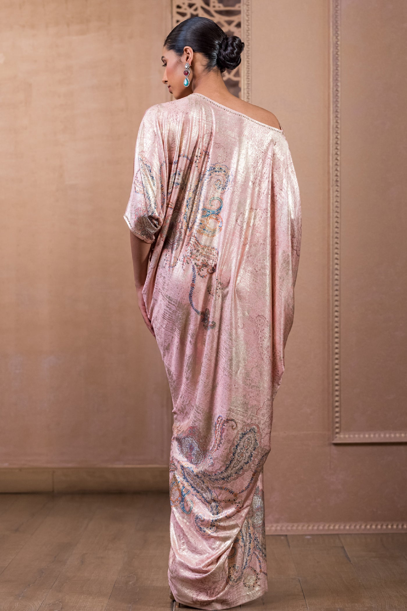 Tarun Tahiliani Dress Blush Blush indian designer wear online shopping melange singapore