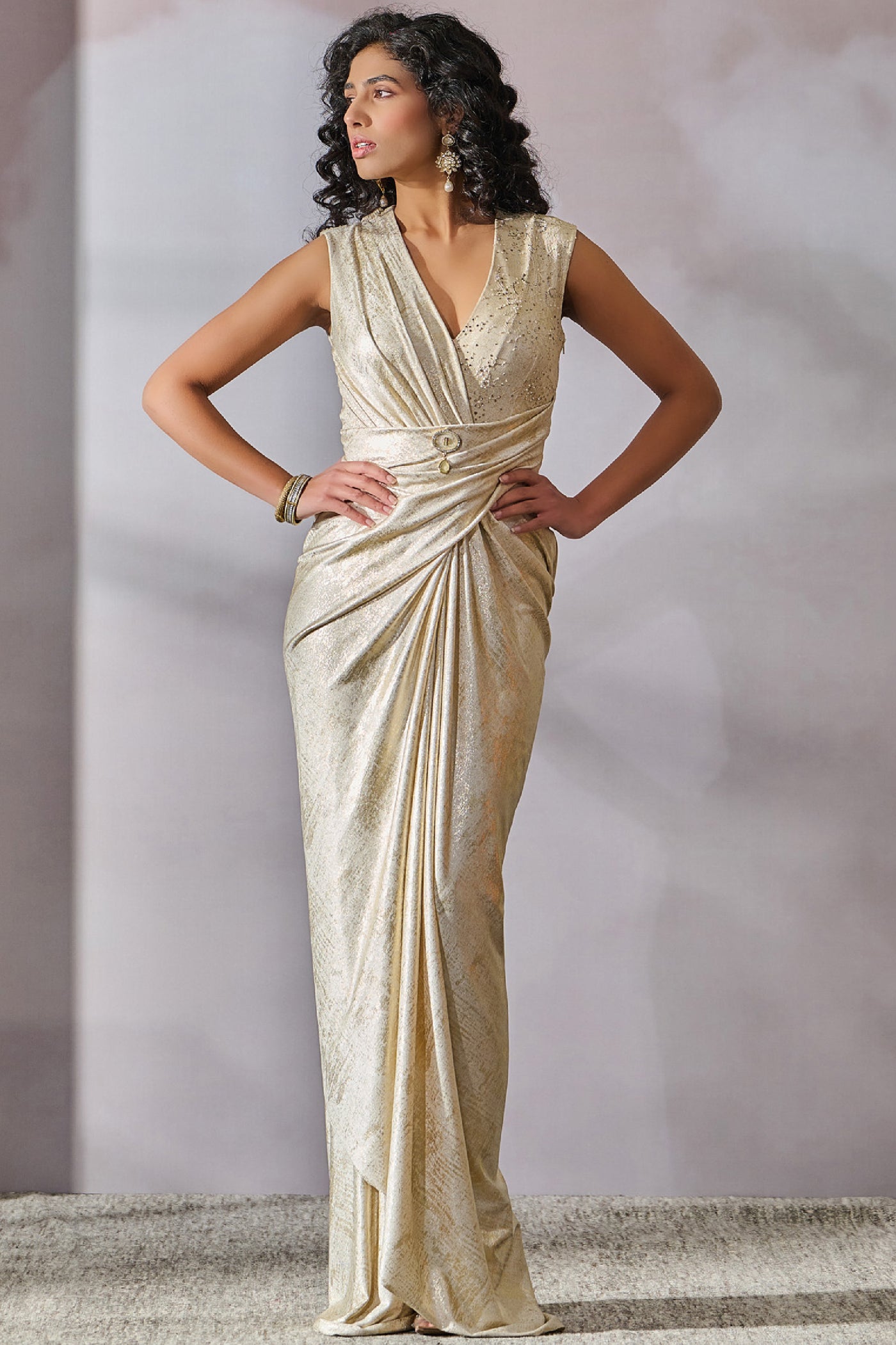 Tarun Tahiliani Dress indian designer wear online shopping melange singapore