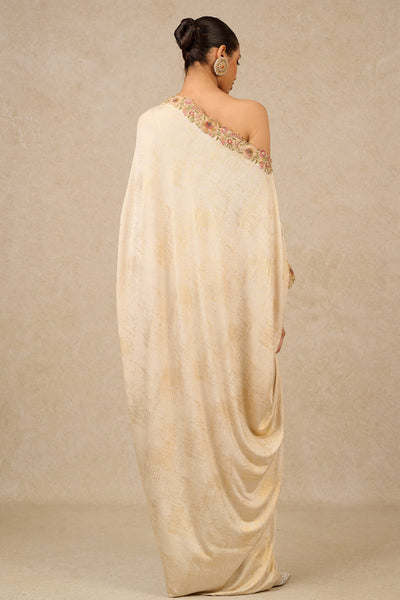 Tarun Tahiliani Dress Ivory Indian designer wear online shopping melange singapore