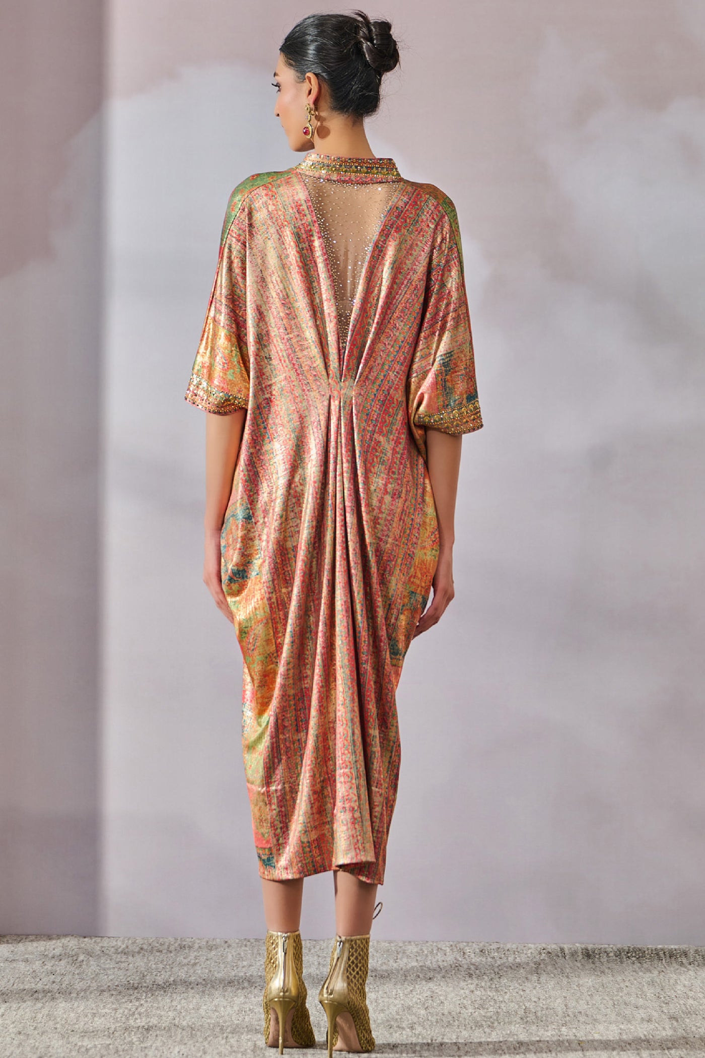 Tarun Tahiliani Dress Multi indian designer wear online shopping melange singapore