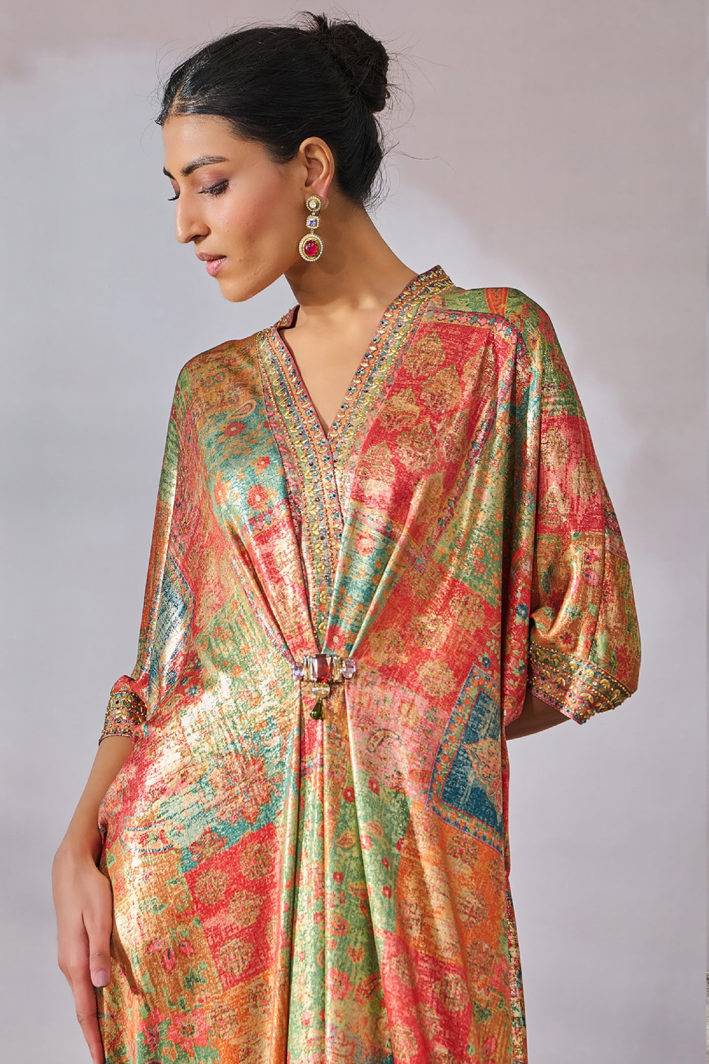 Tarun Tahiliani Dress Multi indian designer wear online shopping melange singapore