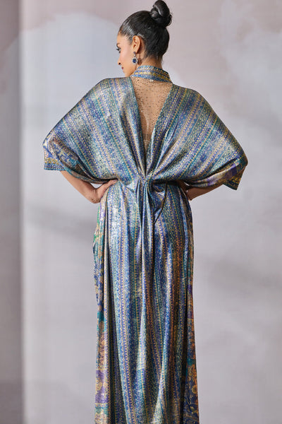 Tarun Tahiliani Dress Peacock indian designer wear online shopping melange singapore