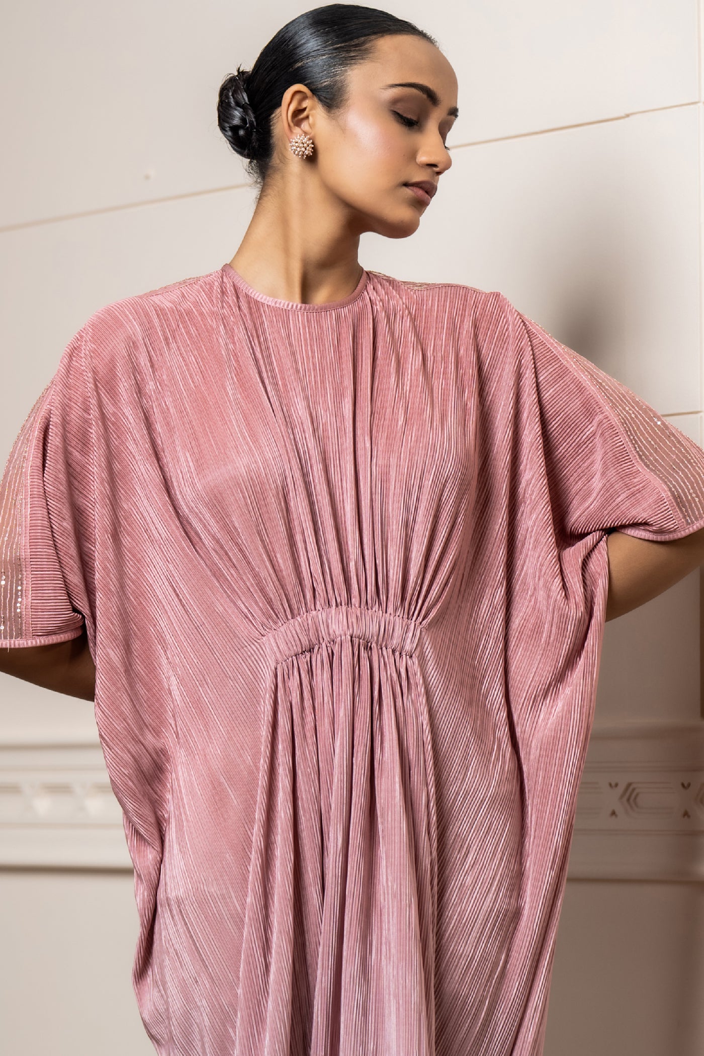 Tarun Tahiliani Dress Rose Gold indian designer wear online shopping melange singapore