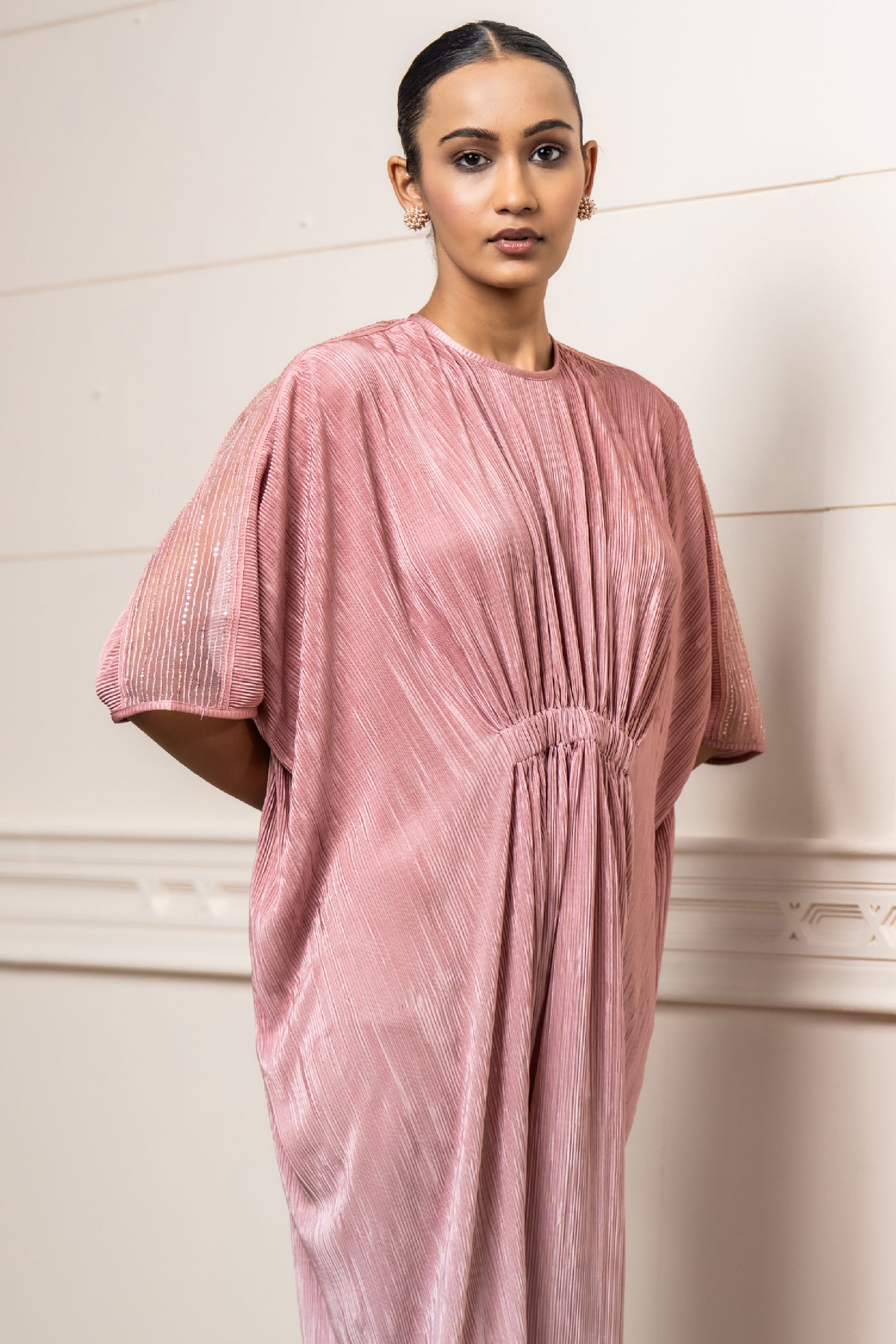 Tarun Tahiliani Dress Rose Gold indian designer wear online shopping melange singapore