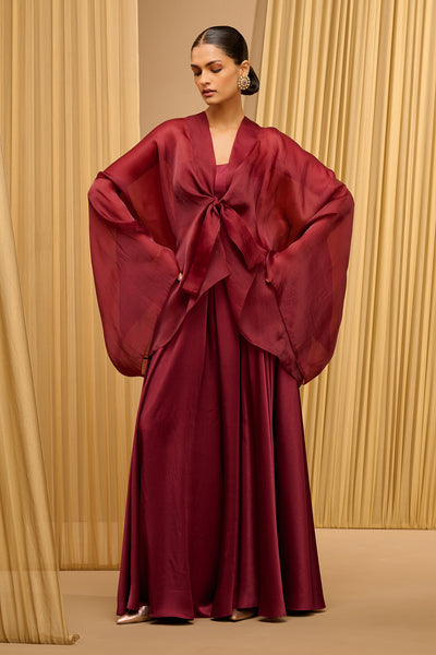 Tarun Tahiliani Fluid Shirt With Trouser indian designer wear online shopping melange singapore
