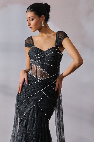 Tarun Tahiliani Gown indian designer wear online shopping melange singapore