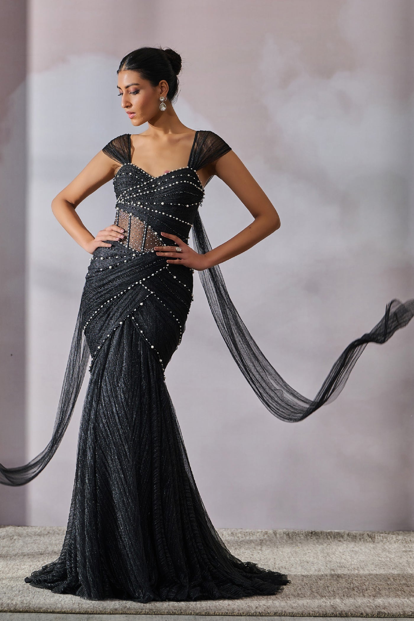 Tarun Tahiliani Gown indian designer wear online shopping melange singapore