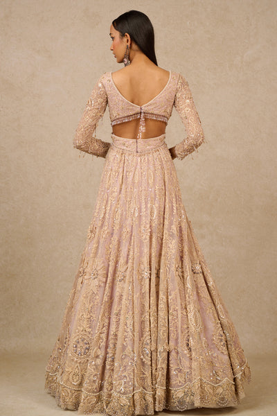 Tarun Tahiliani Gown Lilac indian designer wear online shopping melange singapore