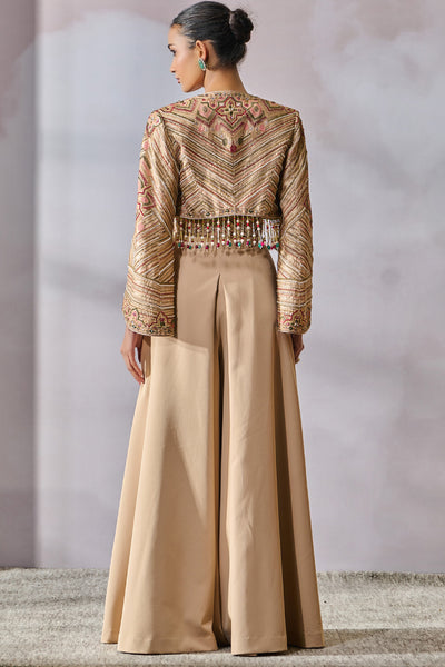 Tarun Tahiliani Jacket Trousers Corset indian designer wear online shopping melange singapore