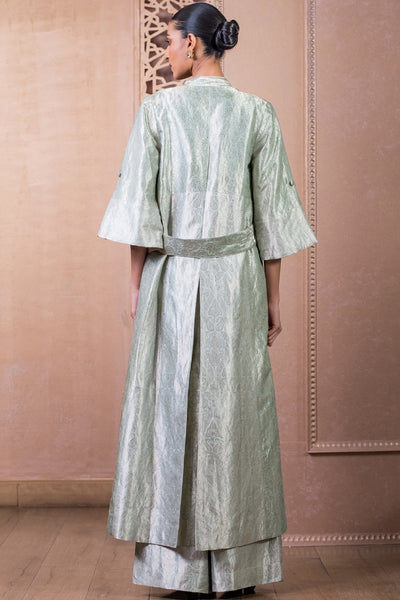 Tarun Tahiliani Jacket With Bustier And Trousers indian designer wear online shopping melange singapore