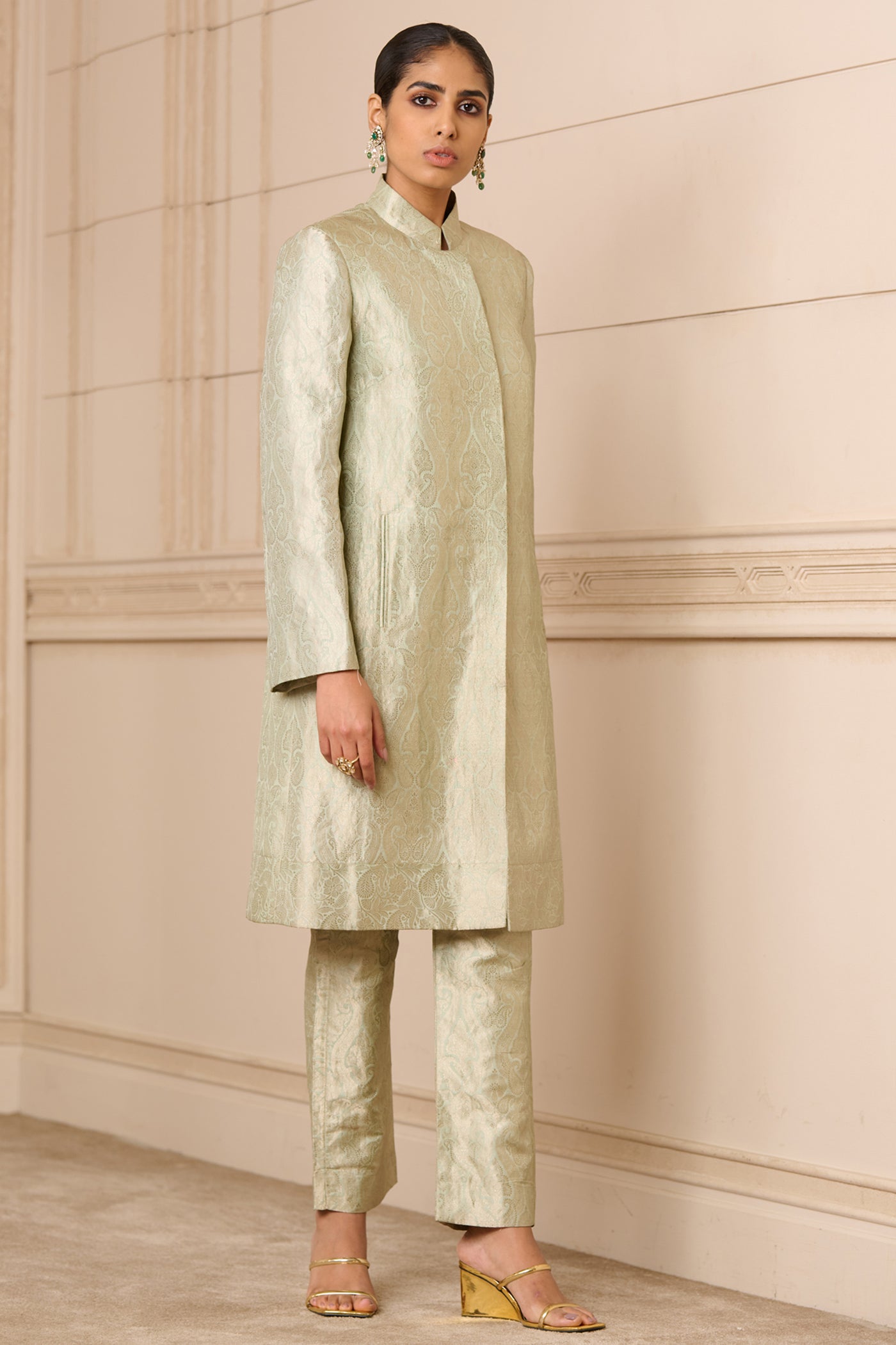 Tarun Tahiliani Jacket and Trousers indian designer wear online shopping melange singapore