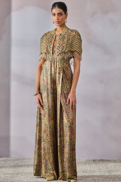 Tarun Tahiliani Jumpsuit Jacket indian designer wear online shopping melange singapore