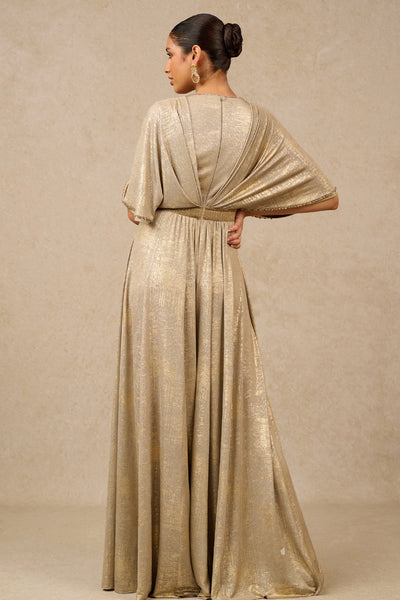 Tarun Tahiliani Jumpsuit Oyster indian designer wear online shopping melange singapore