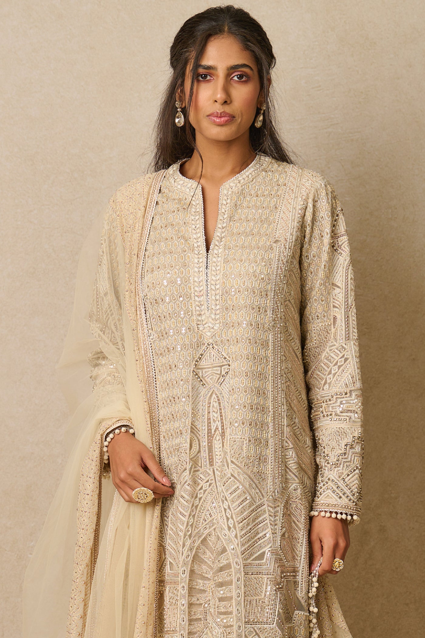 Tarun Tahiliani Kurta Dupatta Churidar indian designer wear online shopping melange singapore