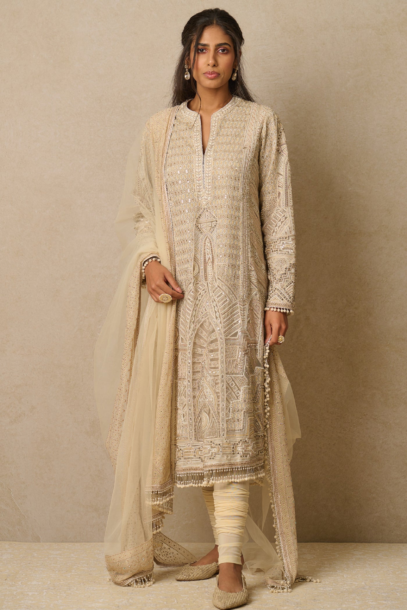 Tarun Tahiliani Kurta Dupatta Churidar indian designer wear online shopping melange singapore