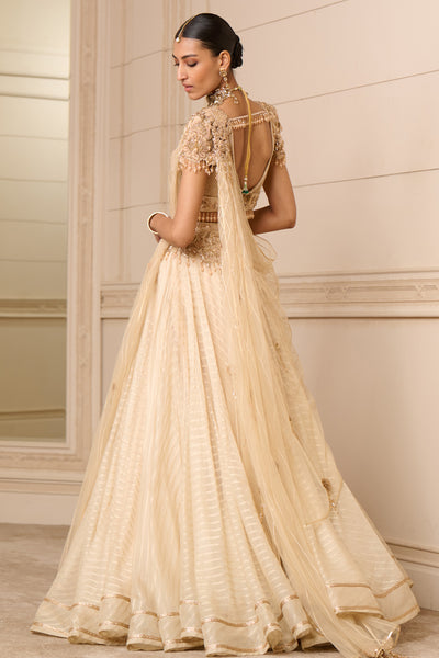 Tarun Tahiliani Lehenga With Blouse and Dupatta indian designer wear online shopping melange singapore