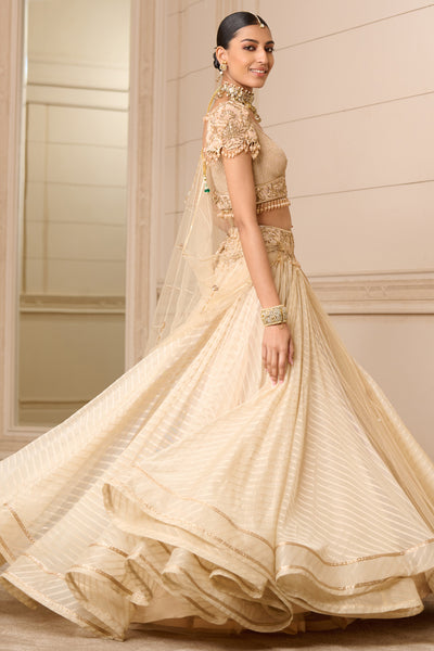 Tarun Tahiliani Lehenga With Blouse and Dupatta indian designer wear online shopping melange singapore