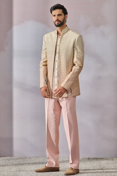 Tarun Tahiliani Menswear Bandgala Shirt Trouser indian designer wear online shopping melange singapore