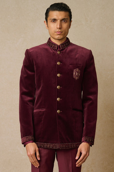 Tarun Tahiliani Menswear Bandhgala Shirt And Trouser indian designer wear online shopping melange singapore