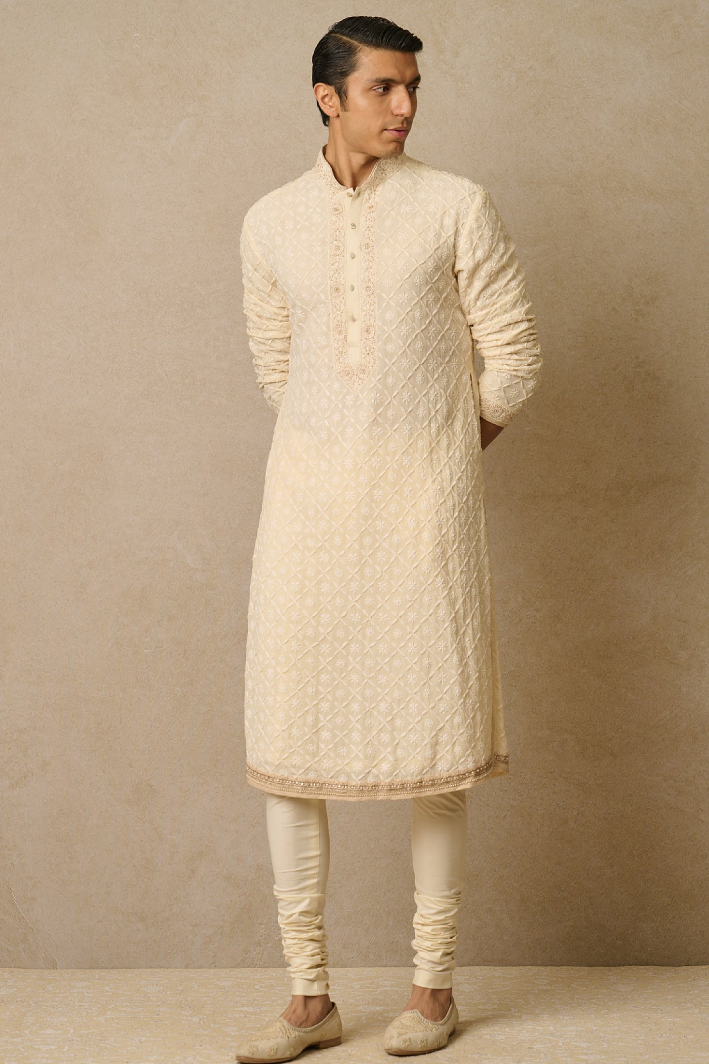 Tarun Tahiliani Menswear Churidar And Kurta indian designer wear online shopping melange singapore