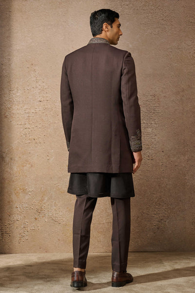Tarun Tahiliani Menswear Embroidered Bandgala Set indian designer wear online shopping melange singapore