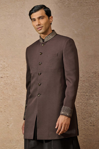 Tarun Tahiliani Menswear Embroidered Bandgala Set indian designer wear online shopping melange singapore