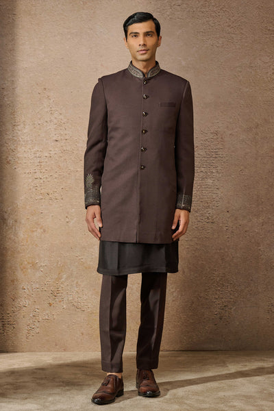 Tarun Tahiliani Menswear Embroidered Bandgala Set indian designer wear online shopping melange singapore